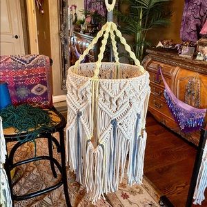 Handmade Macrame Wall Hanging Baby Mobile Art